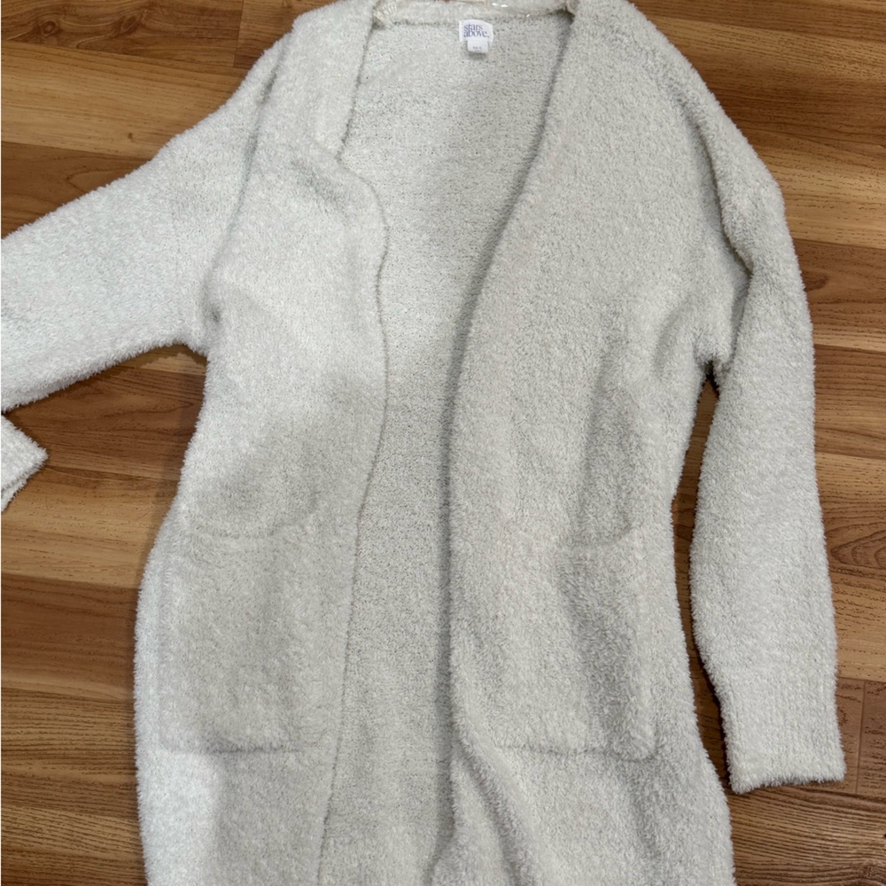 Stars Above Cream Fuzzy Cardigan